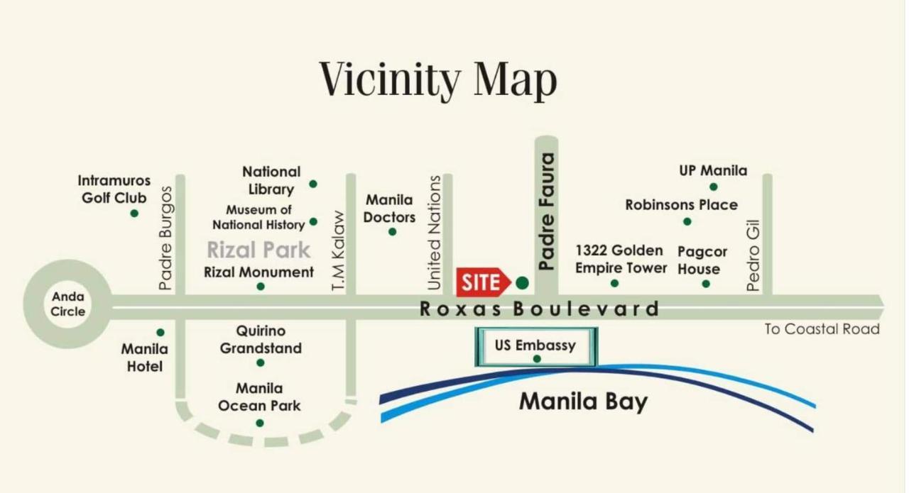 Grand Riviera Suites Comfy Condo Near Us Embassy Manila Bay Roxas Blvd Ermita Манила Екстериор снимка